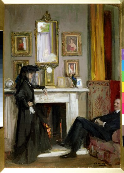 El salón gris, Tánger de John Lavery